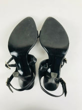 Load image into Gallery viewer, Jenni Button Women's Leather Heels | UK3 | Black