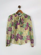 Load image into Gallery viewer, Sister Jane Women's Floral Lace Tie Blouse | M UK10 | Multicolour