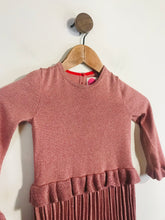 Load image into Gallery viewer, Mini Boden Kid's Knit Pleated A-Line Dress | 4-5 years | Pink