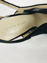 Load image into Gallery viewer, Karen Millen Womens Sling Back Stiletto Heel | UK6 EU39 | Black
