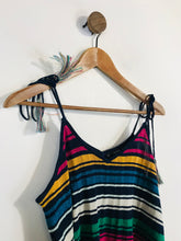 Load image into Gallery viewer, Mango Women's Striped Glittery Tank Top | M UK10-12 | Multicoloured