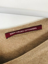 Load image into Gallery viewer, Comptoir Des Cotonniers Women’s Hook and Eye Corset Draped Jumper | XL | Brown