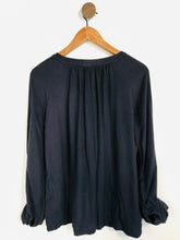 Load image into Gallery viewer, Joules Women's Collarless Blouse | UK10 | Blue