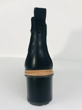 Load image into Gallery viewer, Clarks Women's Suede Heeled Boots | UK6.5 | Black