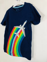 Load image into Gallery viewer, Mini Boden Kid's Embroidered T-Shirt | 4-5 Years | Blue