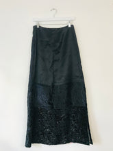 Load image into Gallery viewer, Christian LaCroix Bazar Patchwork Maxi Skirt | 42 UK14 | Black