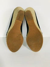 Load image into Gallery viewer, Clarks Women's Espadrille Wedge Heels | UK5 | Black