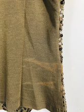 Load image into Gallery viewer, Laura Ashley Women's Sequin Tank Top | UK10 | Brown