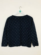 Load image into Gallery viewer, Phase Eight Womens Polka Dot Cardigan | UK 16 | Blue