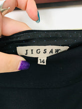 Load image into Gallery viewer, Jigsaw Women's Wool Smart Pencil Skirt | UK14 | Black