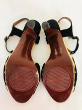 Load image into Gallery viewer, Chie Mihara Women’s Leather Heeled Sandals | 39 UK6 | Black