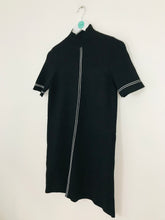 Load image into Gallery viewer, Zara Women’s Knit High Neck Mini Shift Dress | M | Black