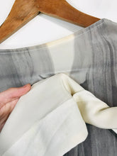 Load image into Gallery viewer, Insideout Women's Silk Trompe l’Œuil Print Mini Dress | M UK10-12 | White