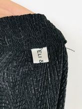 Load image into Gallery viewer, Eli & Irene Women's Crop Ribbed Casual Trousers | L UK14 | Black