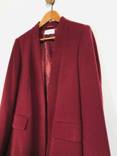 Load image into Gallery viewer, Reiss Women's Collarless Long Blazer Jacket | UK14 | Red