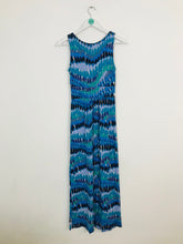 Load image into Gallery viewer, Boden Women’s Abstract Print Jersey Maxi Dress | UK6 | Blue