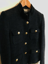 Load image into Gallery viewer, Zara Women's Knit Blazer Jacket | M UK10-12 | Blue