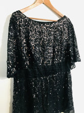 Load image into Gallery viewer, Monsoon Women's Sequin Mini Dress | UK16 | Black