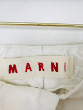Load image into Gallery viewer, Marni Women’s Straight Leg Chino Trousers | 40 UK12 | White