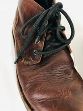Load image into Gallery viewer, Chrome Men's Leather Lace Up Ankle Boots | UK9 | Brown