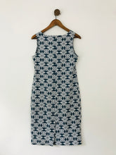 Load image into Gallery viewer, Pomodoro Women's Floral Sheath Dress | UK10 | Blue