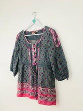 Load image into Gallery viewer, Juicy Couture Womens Silk Blouse | US4 UK8 | Grey