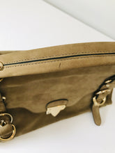 Load image into Gallery viewer, Reiss Women's Suede Buckled Shoulder Bag | Brown