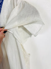 Load image into Gallery viewer, Hush Women's Boho Embroidered Blouse | UK10 | White