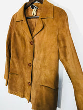 Load image into Gallery viewer, R.M Williams Women's Leather Suede Overcoat Coat | EU36 | Brown