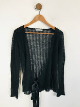 Load image into Gallery viewer, L.K Bennett Women's Crop Crochet Cardigan | M UK10-12 | Black
