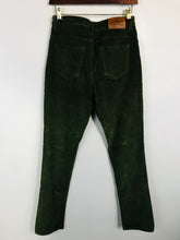 Load image into Gallery viewer, Cordings Women's High Waist Slim Corduroy Trousers | UK10 | Green