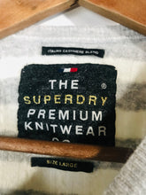 Load image into Gallery viewer, Superdry Women's Striped Jumper | L UK14 | Grey