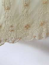 Load image into Gallery viewer, Darling Women's Embroidered Pearl Shift Dress | L | White