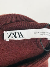 Load image into Gallery viewer, Zara Women's Roll Neck Jumper | M UK10-12 | Red