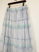 Load image into Gallery viewer, Thierry Colson Women's Striped Gathered Maxi Skirt | L UK14 | Multicoloured