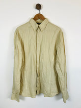Load image into Gallery viewer, GF Ferre Men's Long Sleeve Button-Up Shirt | L/XL | Beige