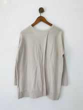 Load image into Gallery viewer, The White Company Women's Merino Oversized Jumper  | UK14 | White