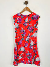 Load image into Gallery viewer, Oasis Women's Floral High Neck A-Line Dress | UK10 | Multicoloured
