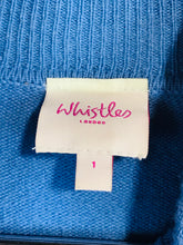 Load image into Gallery viewer, Whistles Women's Cashmere Roll Neck Jumper | 1 | Blue