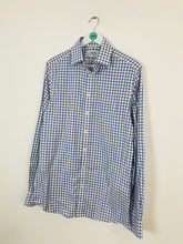 Load image into Gallery viewer, Charles Tyrwhitt Men’s Check Classic Shirt | 15.5/37” 39/94cm | Blue and white