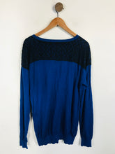 Load image into Gallery viewer, Long Tall Sally Women's Lace Jumper | M UK10-12 | Blue
