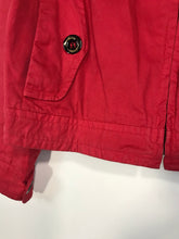 Load image into Gallery viewer, Thomas Burberry Women's Cotton Zip Overcoat Coat | XL UK16 | Red