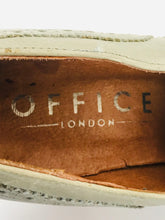 Load image into Gallery viewer, Office Women's Leather Brogue Loafer Heels | EU38 UK5 | Green