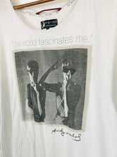 Load image into Gallery viewer, Andy Warhol by Pepe Jeans London Women's Graphic T-Shirt  | M | White