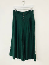 Load image into Gallery viewer, Anthropologie Women’s High Waisted Wide Leg Culottes | XS UK6 | Green