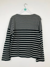 Load image into Gallery viewer, Agnes B Homme Mens Stripe Jumper | Size 2 L | Black White