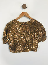 Load image into Gallery viewer, Monsoon Women's Sequin Bolero Cardigan NWT | M UK10-12 | Brown