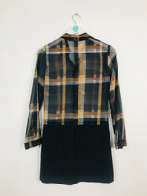 Load image into Gallery viewer, Zara Womens Shirt With Skirt Mini Dress | XS UK6-8 | Black and navy