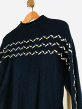 Load image into Gallery viewer, Jigsaw Women's Wool High Neck Jumper | XS UK6-8 | Blue