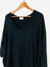 Load image into Gallery viewer, Hush Women's V neck Jumper | M UK10-12 | Blue